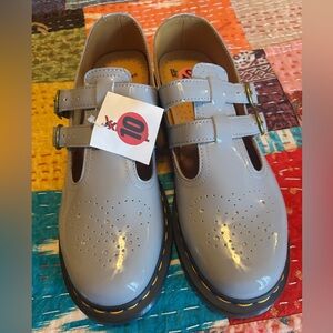 NWT Dr. Martens Gray Mary Janes